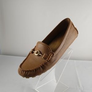 Coach Arlene pebble grain loafers size 8M
